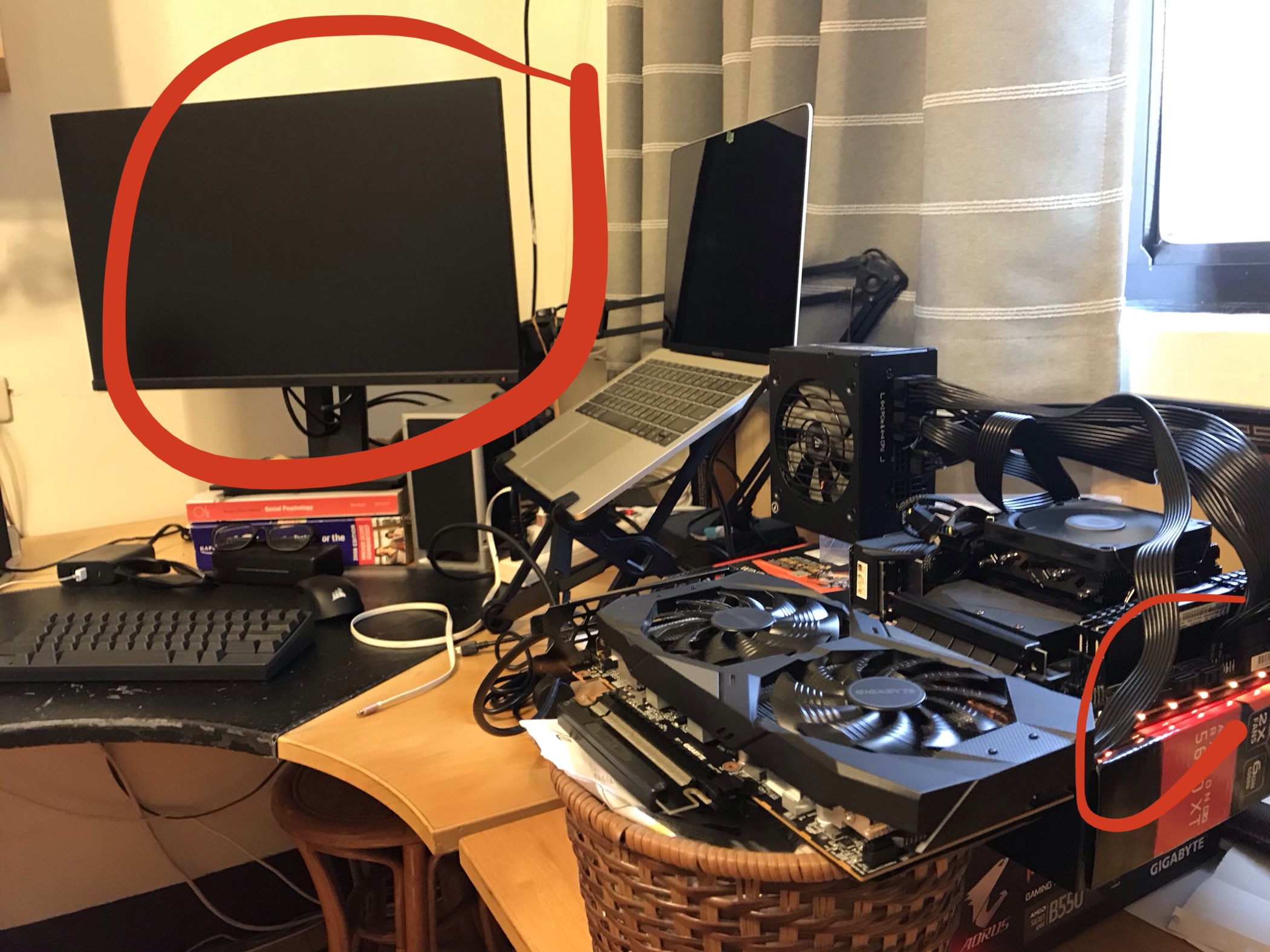 GPU does not work on extension cord